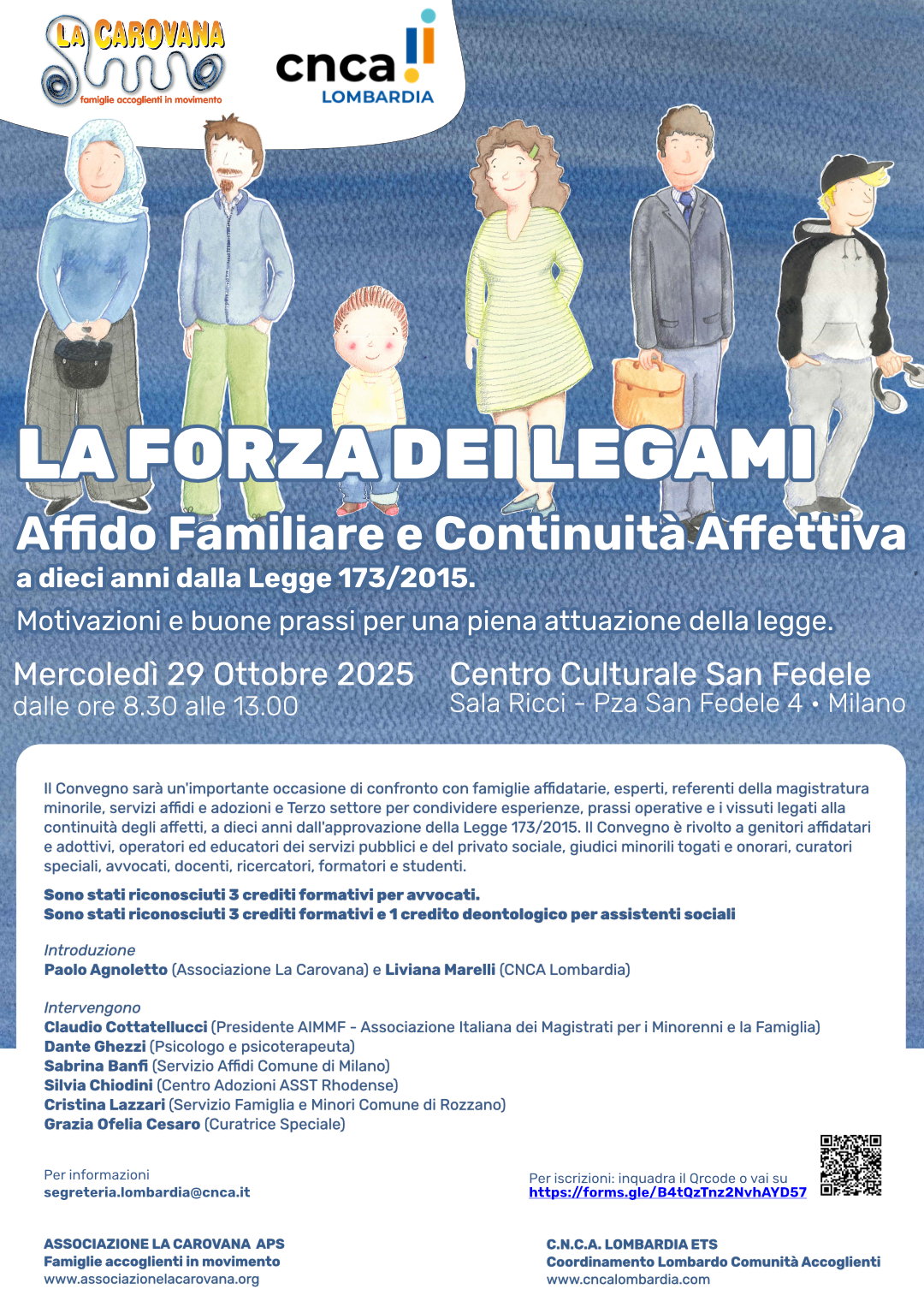 Locandina Continuità degli affetti