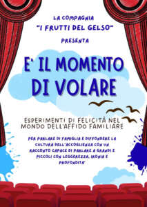 Locandina completa spettacolo momento di volare.